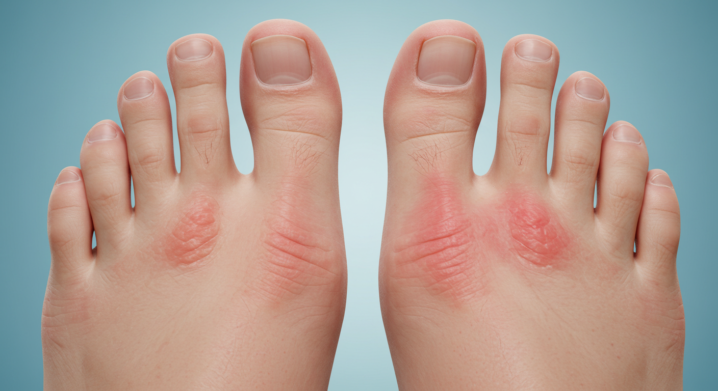 발가락 갈라짐, 무좀일까 습진일까?