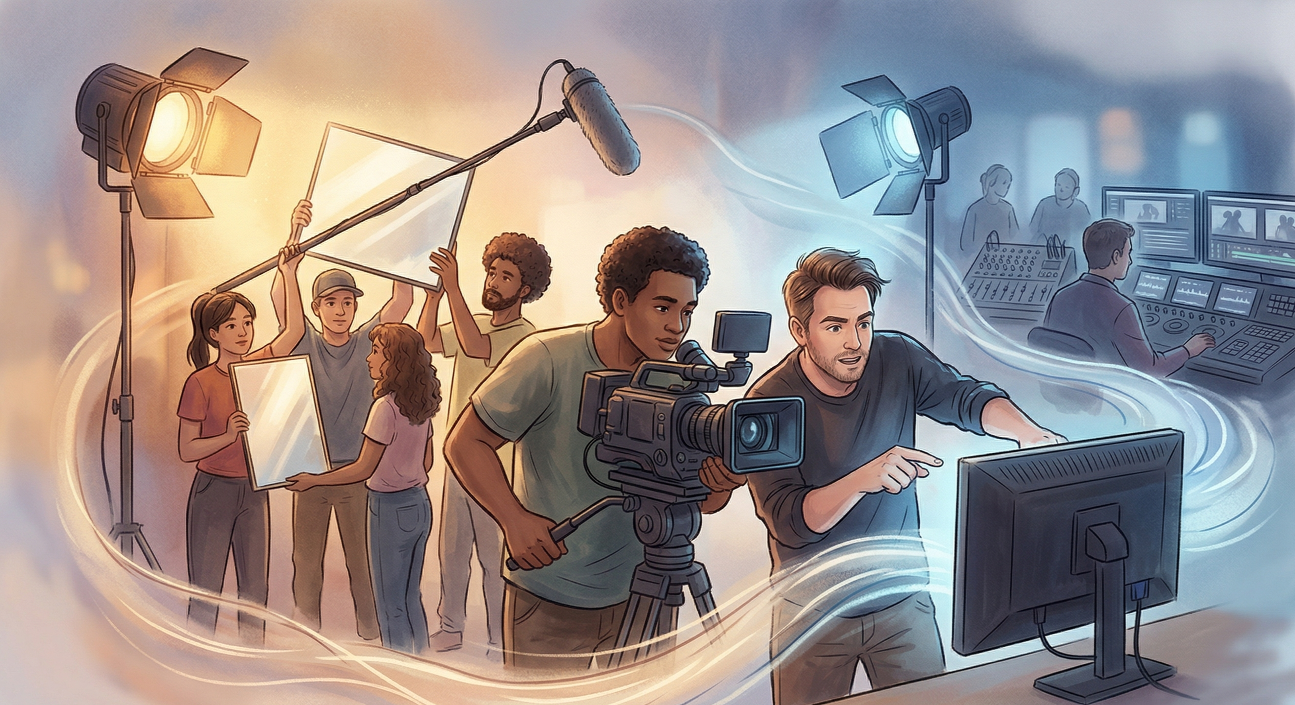 시청자의 감정을 움직이는 영상 미학 및 연출 기법 관련 이미지