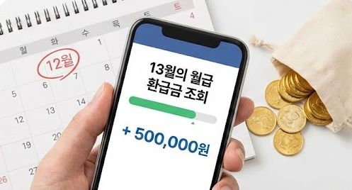 연말정산 환급금 조회
