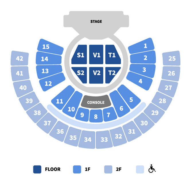 2023 세븐틴 7TH 팬미팅 SEVENTEEN in CARAT LAND 좌석 배치도