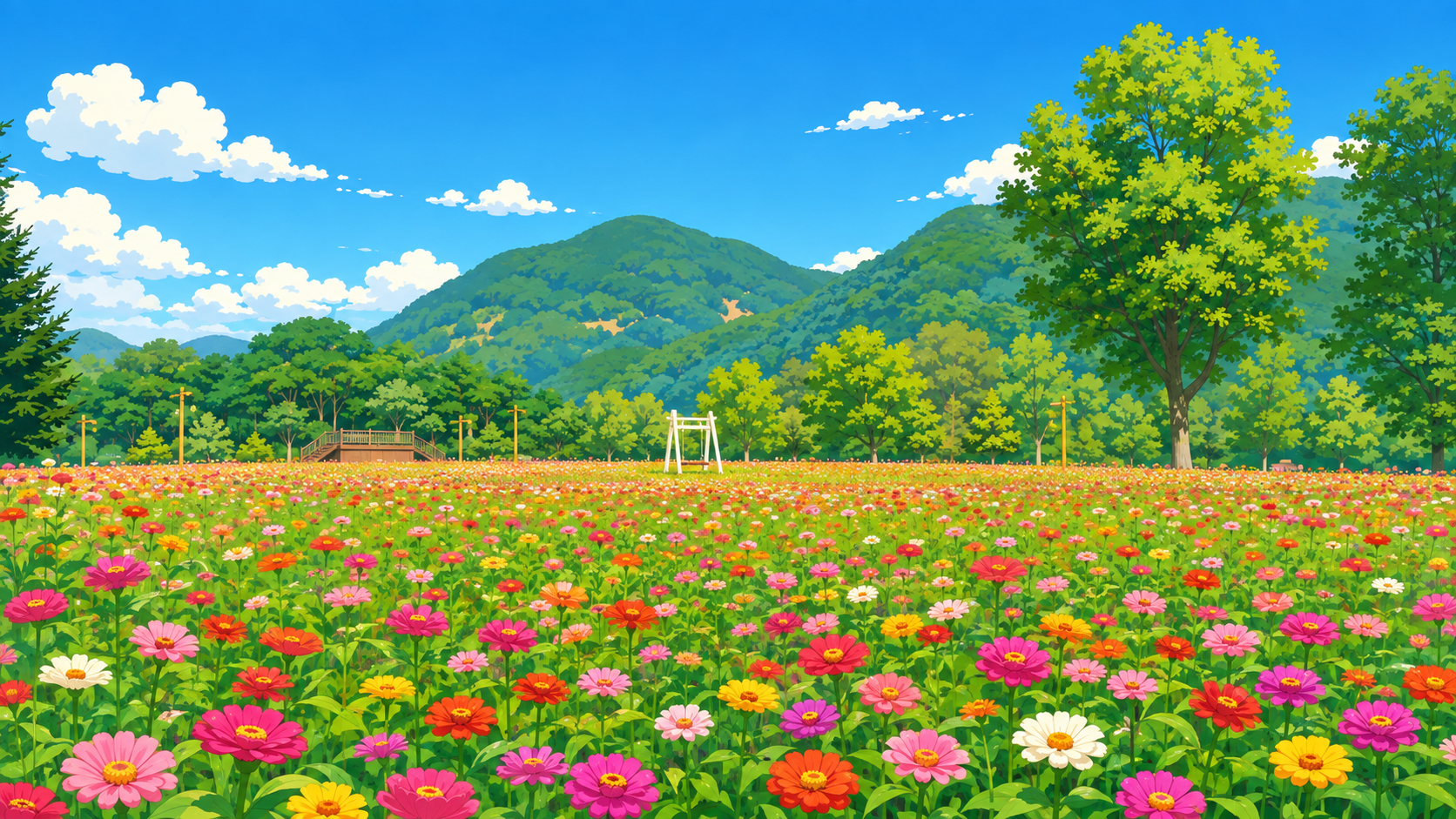 자라섬 꽃 페스타