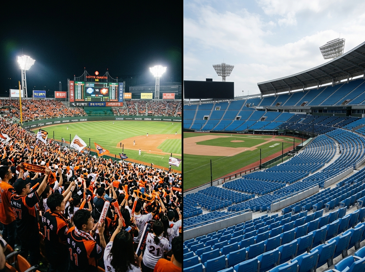 야구 홈 어드밴티지 통계 관중 수와 승률의 상관관계 및 KBO MLB 홈팀 승률 데이터 분석