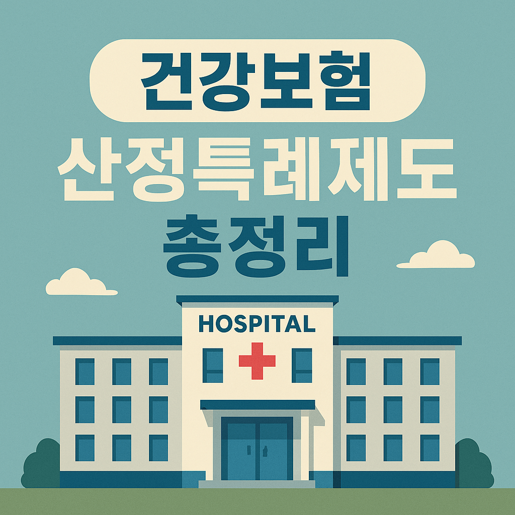 건강보험 산정특례제도 적용 대상, 신청방법, 개정사항과 혜택 총정리(2025 최신 가이드)