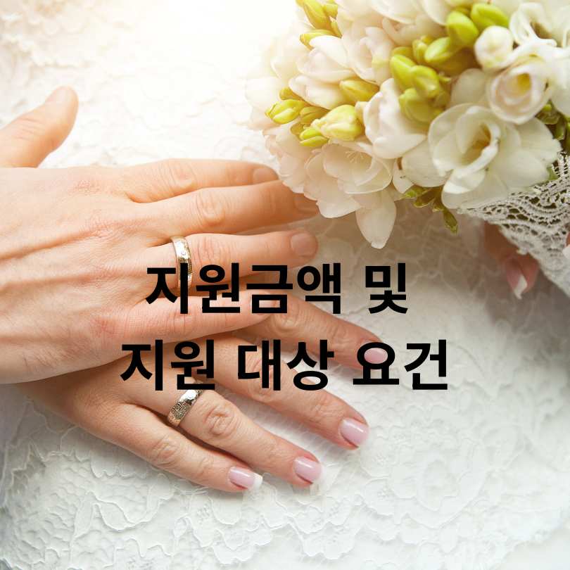 서울시 결혼비용 100만원 현금 지원제도