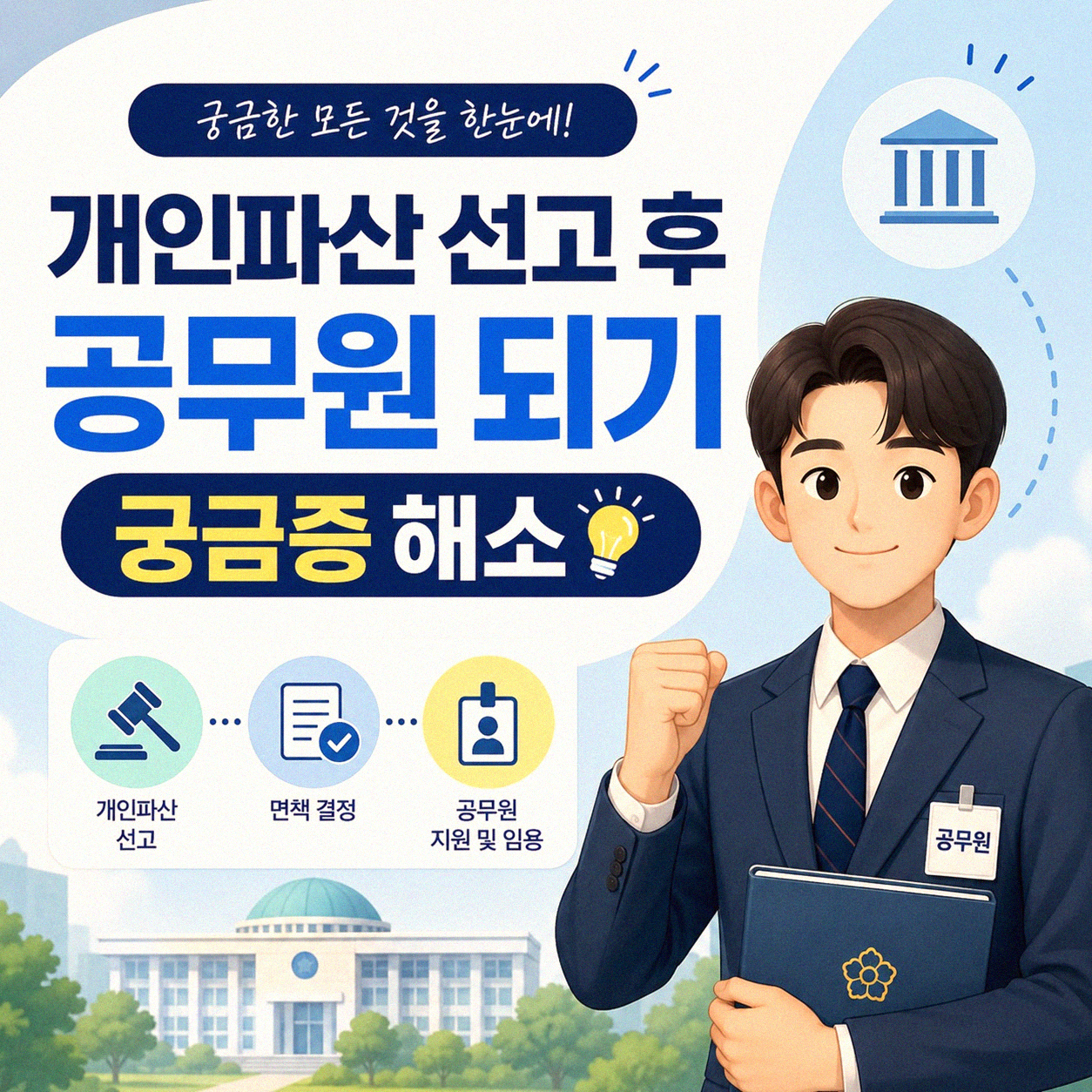 개인파산 신청 후 공무원 임용, 어떤 점을 알아야 할까