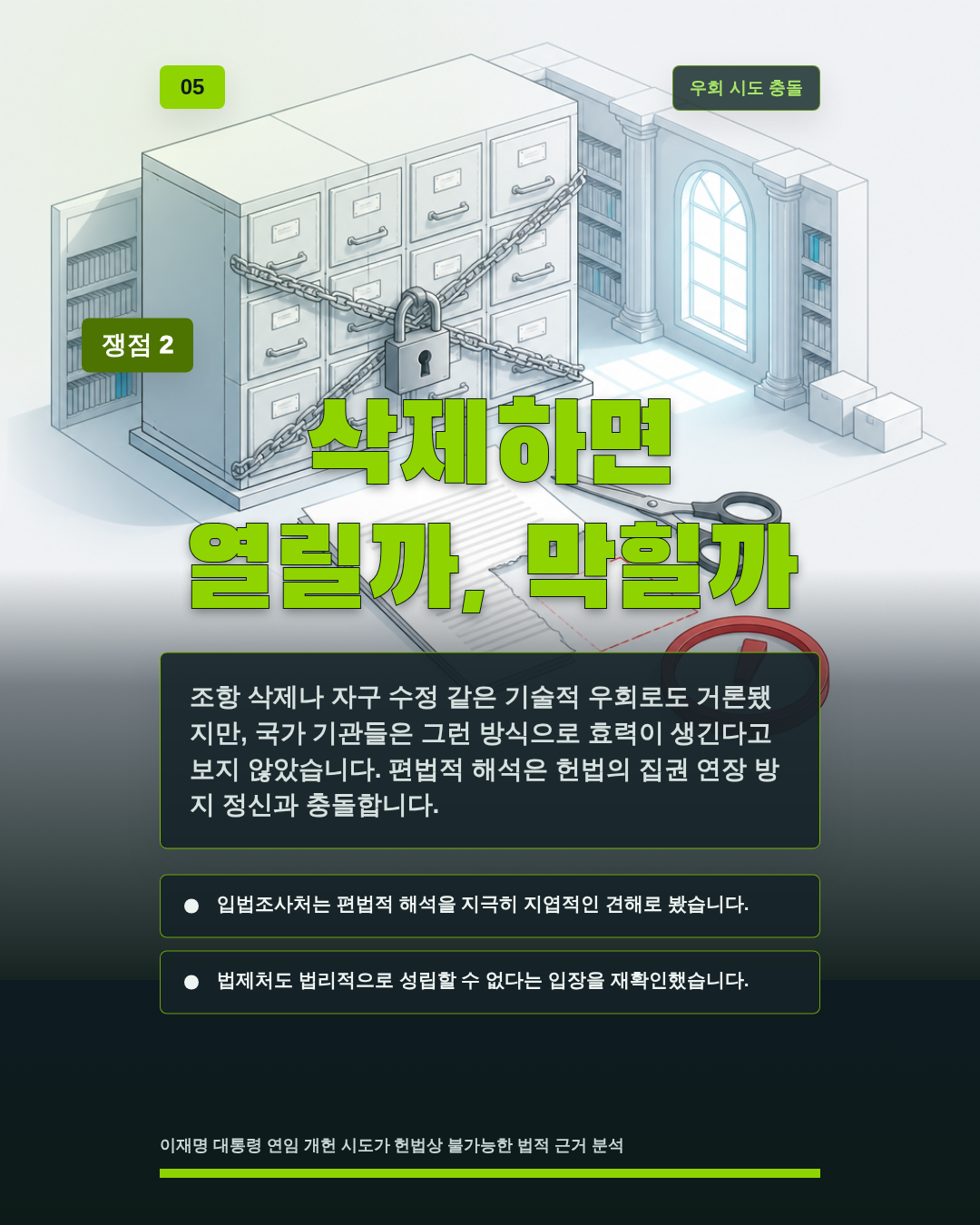 삭제하면 열릴까, 막힐까