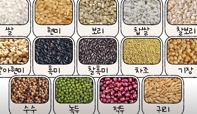 곡물종류