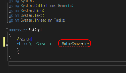 IValueConverter상속