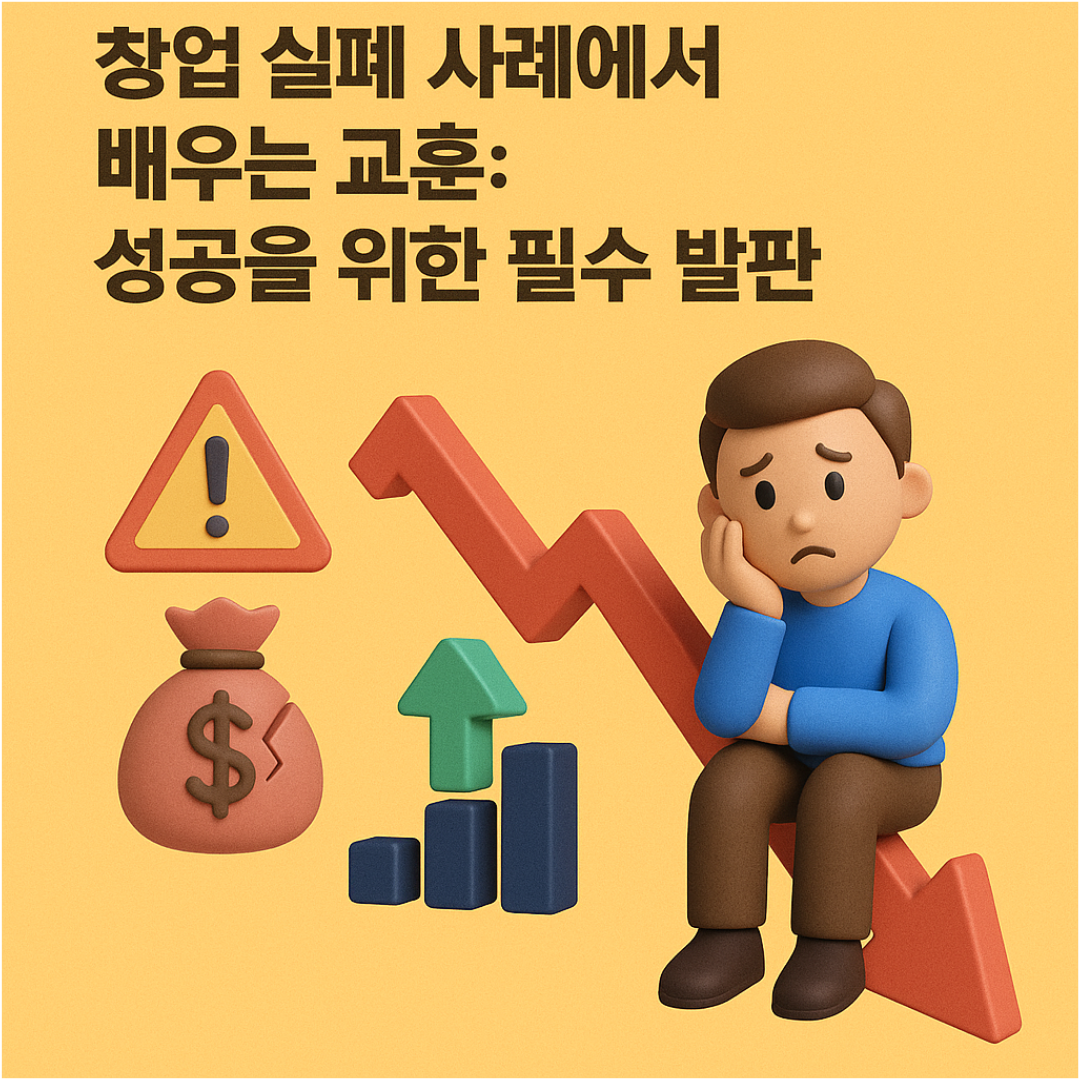 창업 실패 사례에서 배우는 교훈: 성공을 위한 필수 발판