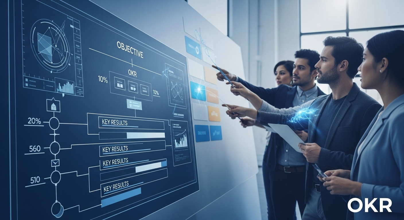 OKR 전략, 목표 달성, 핵심 결과, 조직 성과, 개인 성장, 구글 OKR, 목표 관리, 기업 성장 전략, 성과 관리 시스템, 비즈니스 혁신