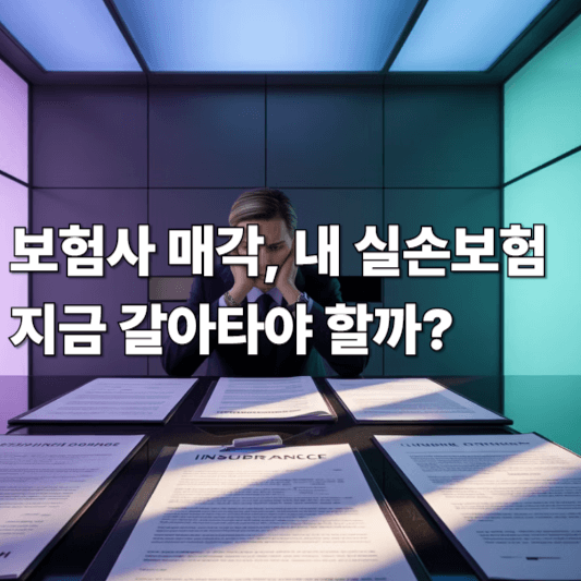 보험사 매각, 내 실손보험 지금 갈아타야 할까?