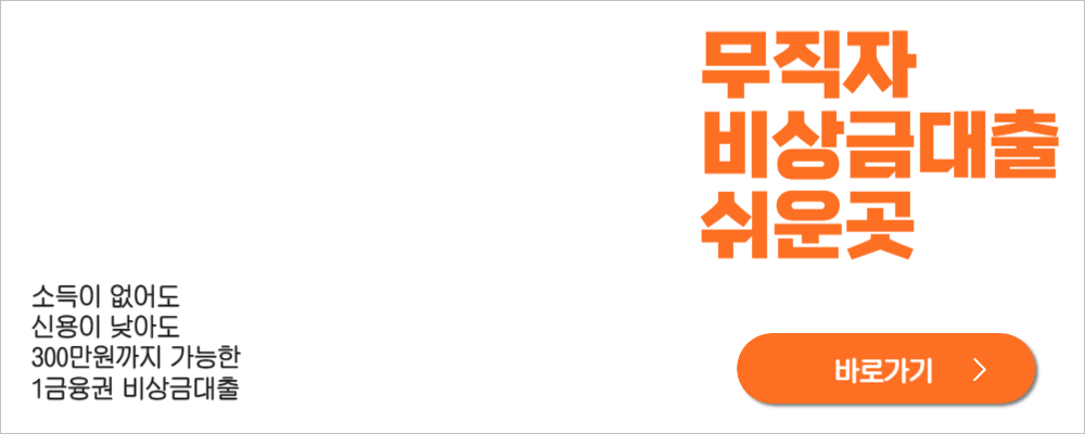 무직자 비상금대출