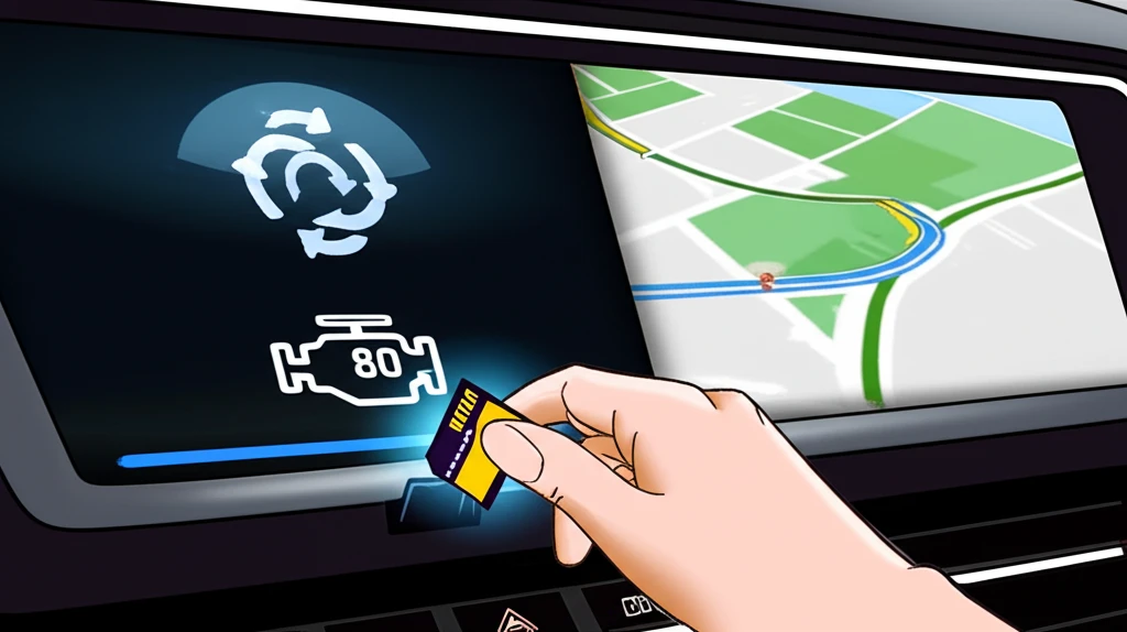 임팔라 순정 내비 업데이트 시동 유지..