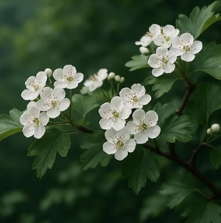 산사나무 꽃, 언제 피고 어떻게 생겼을까? (개화 시기, 꽃말)
