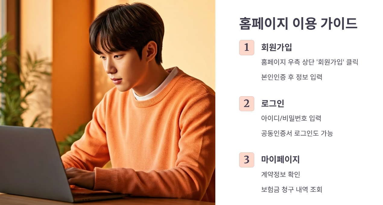 AIG손해보험 홈페이지 이용 가이드