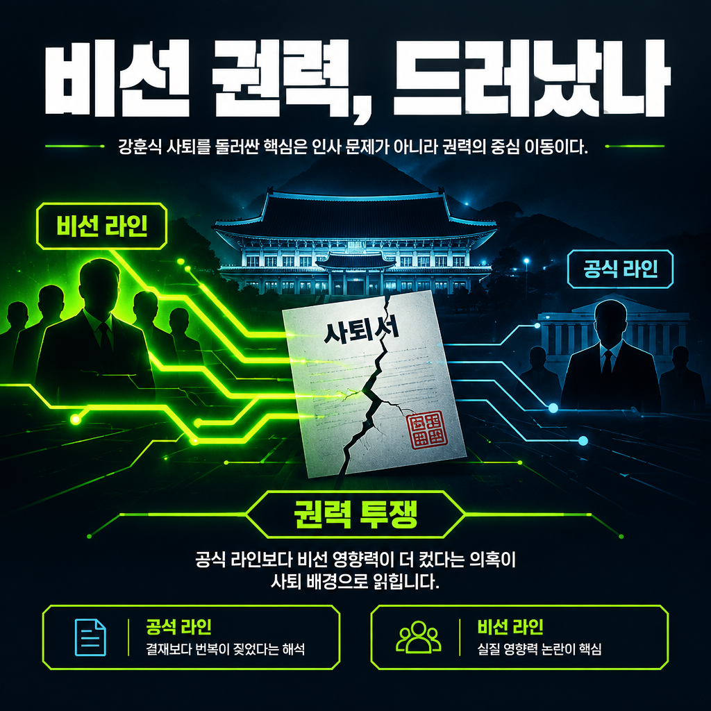 비선 권력, 드러났나