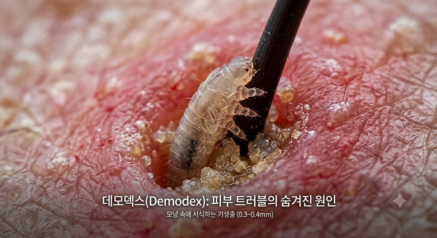 데모덱스(Demodex):피부 트러블의 숨겨진 원인