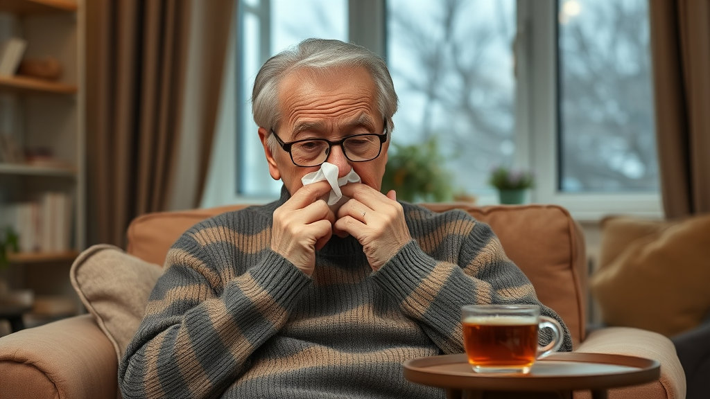 어르신 비염 사진