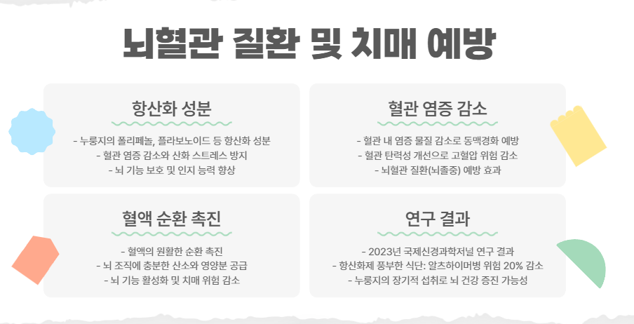 뇌혈관 질환 및 치매 예방