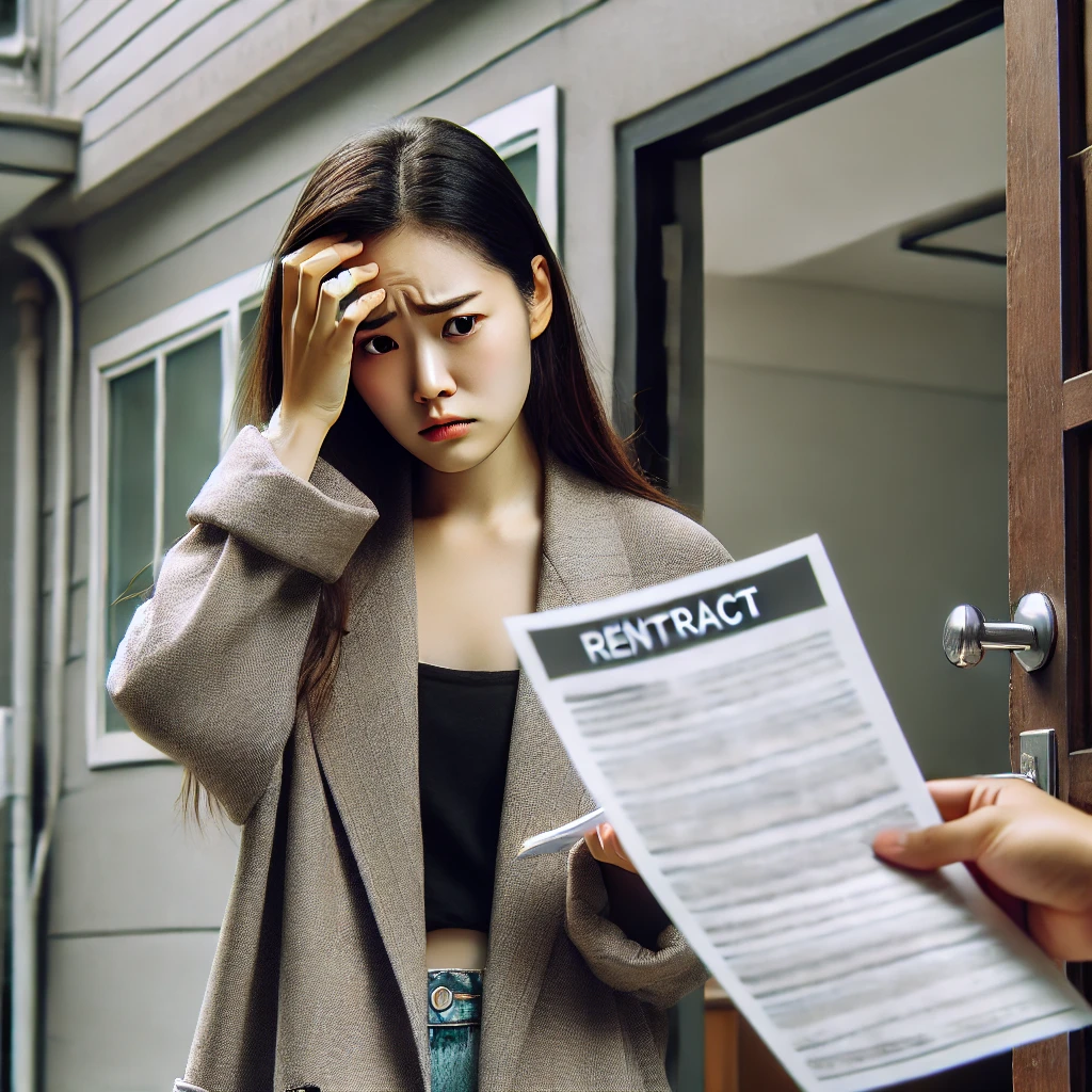 전세계약 사기를 당해 충격받은 여성 