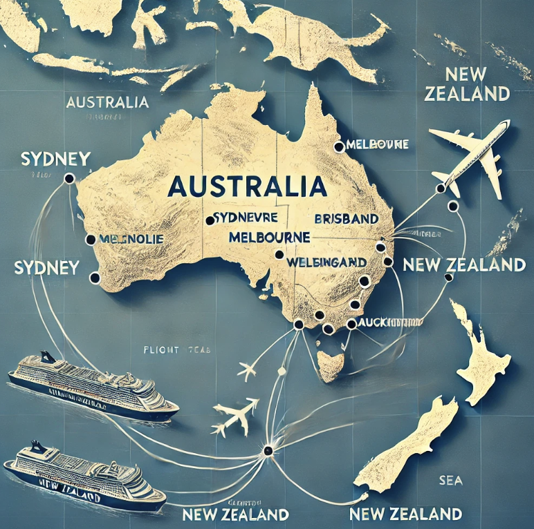 호주 → 뉴질랜드 이동 방법 &amp; 교통 총정리
