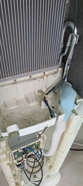 에어컨 내부에 곰팡이가 생겼어요.