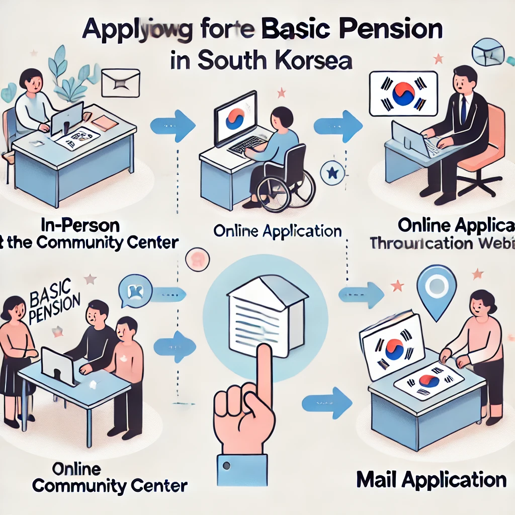 기초노령연금 신청방법 (2024 기타연금 중복수령)