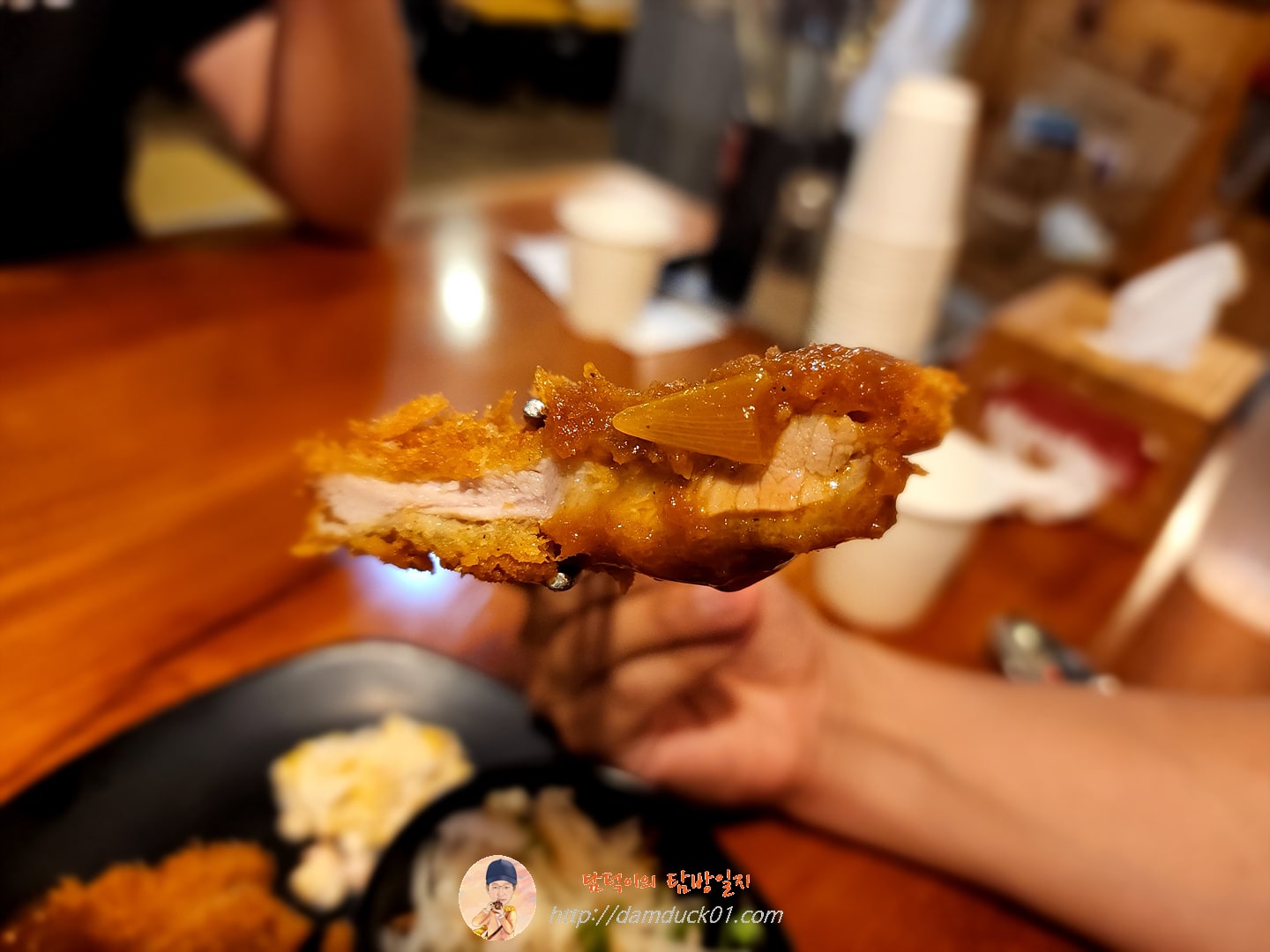 모락우동 돈가스