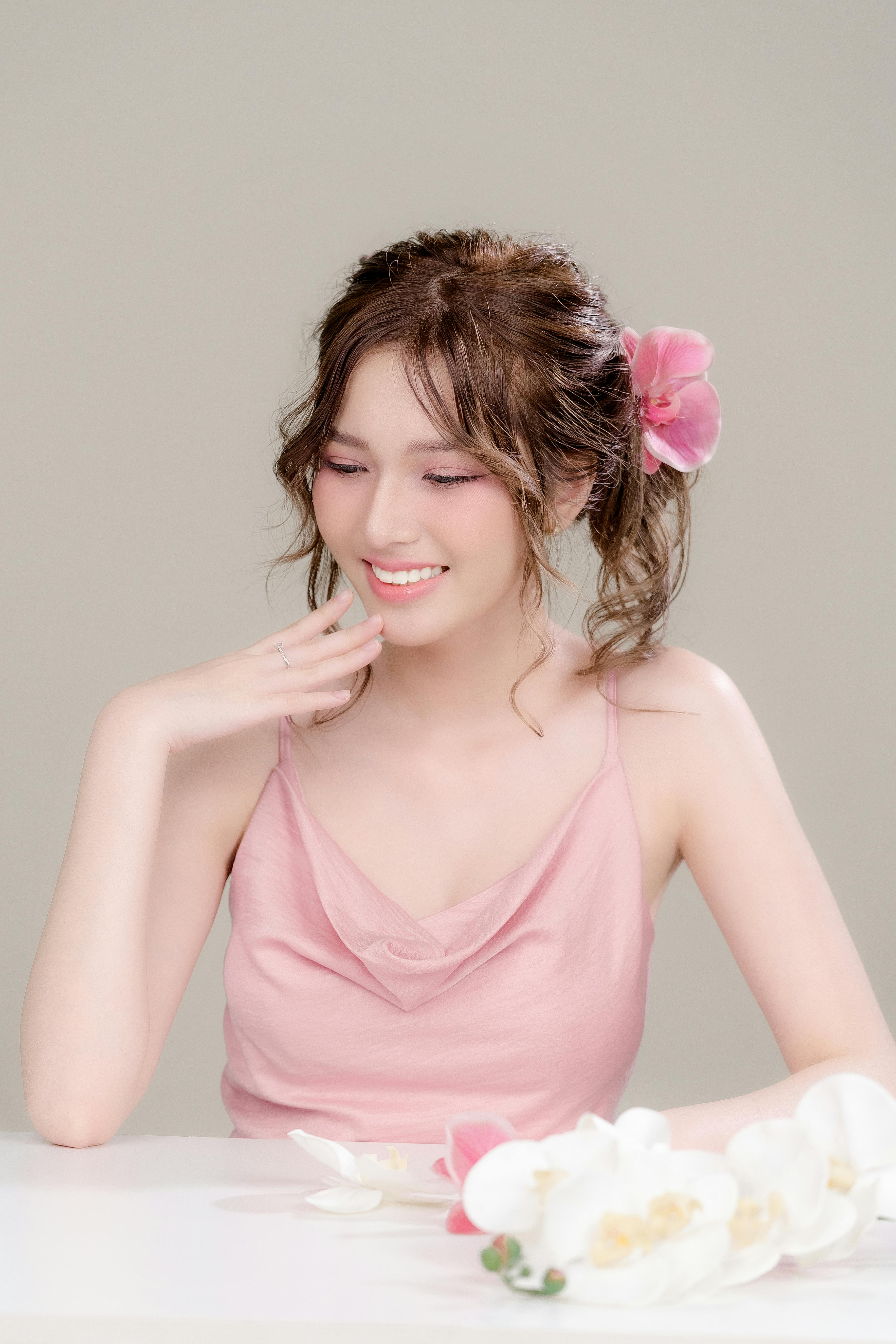 핑크뮬리 사진 촬영