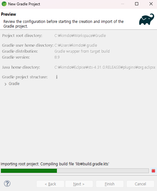 Eclipse Gradle Project