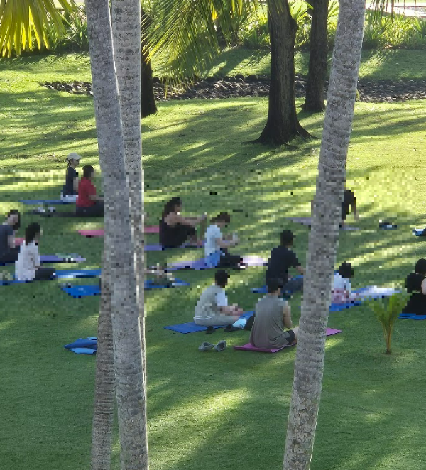 클럽메드 발리 아침 요가