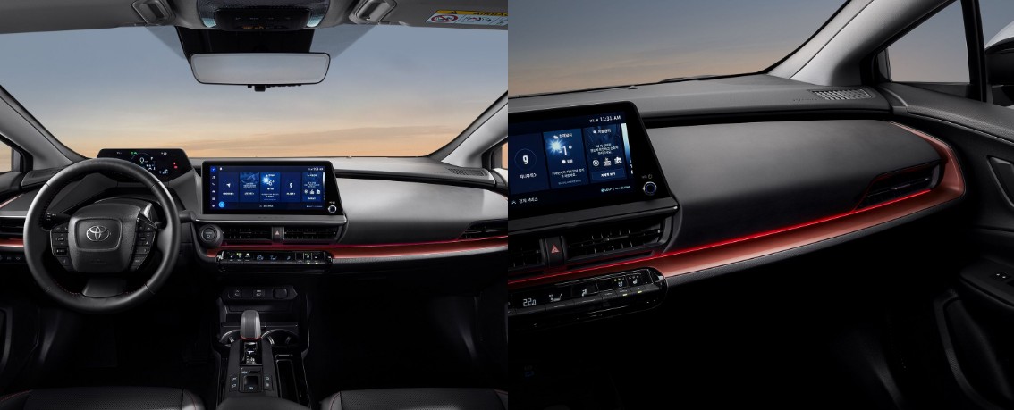 토요타 프리우스 5세대 플러그인 하이브리드 - 실내디자인, 제원, 연비, 가격, 배터리용량