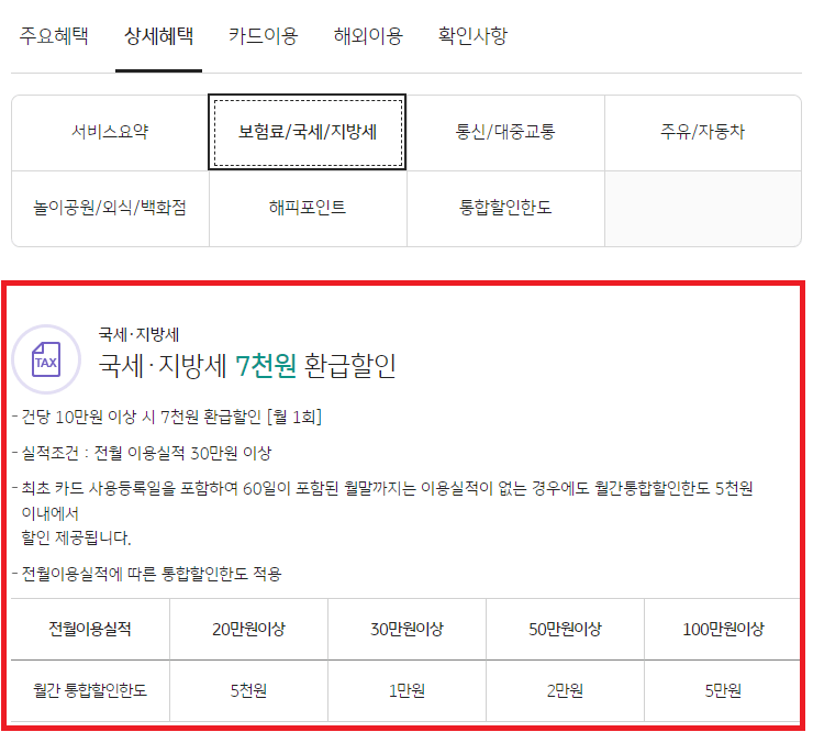 KB 직장인 보너스 체크카드