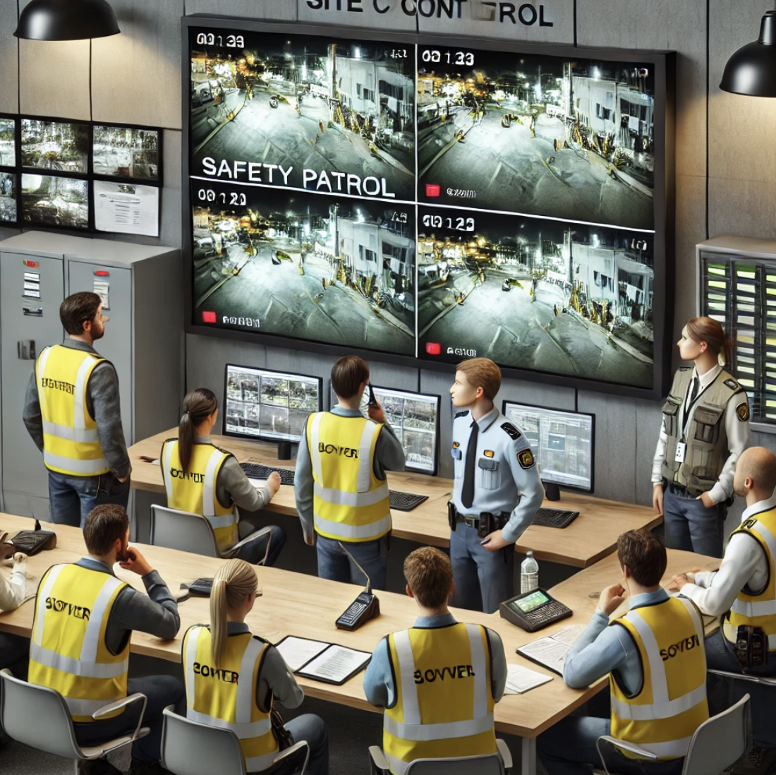 안전감시단 관련 사진