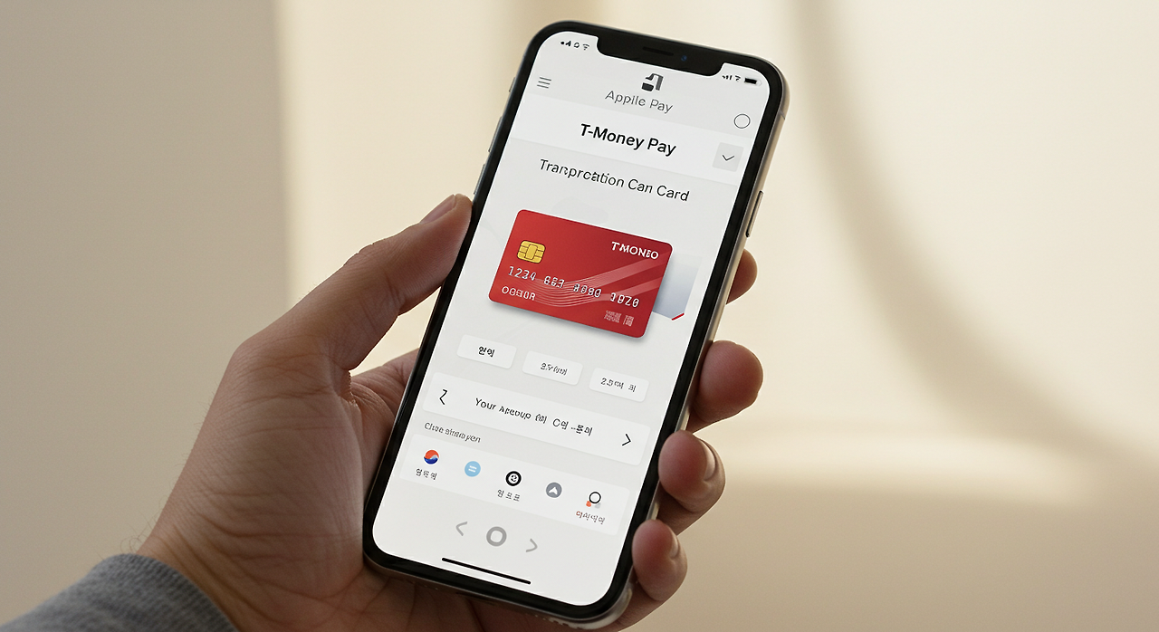 아이폰 티머니 교통카드