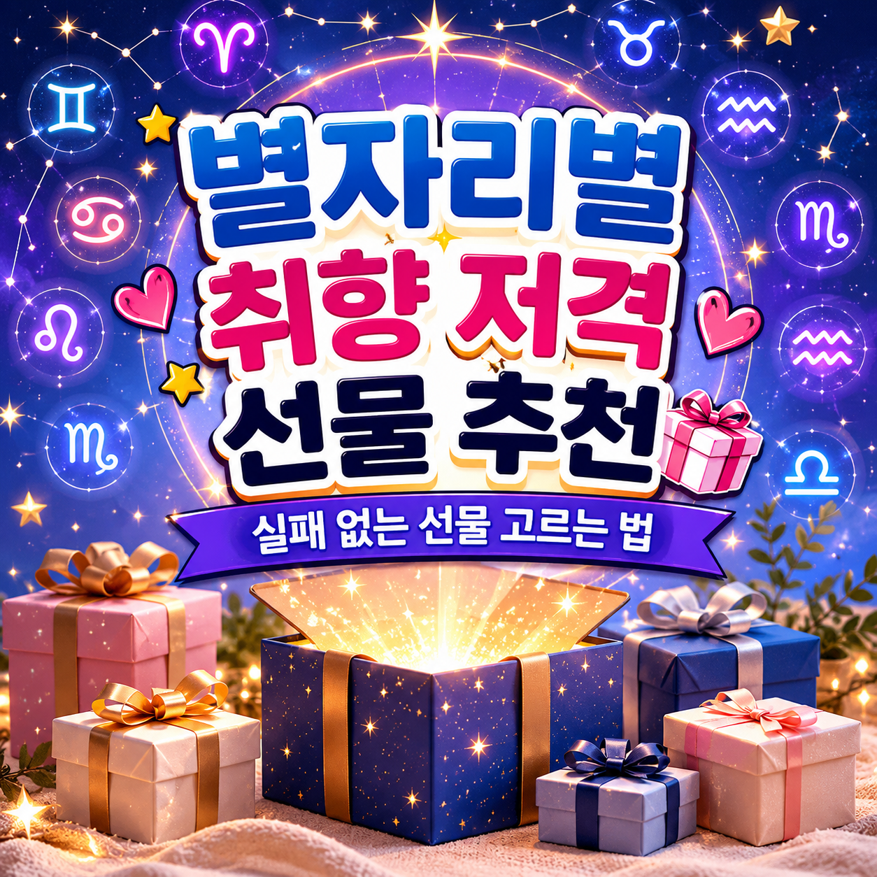 별자리별 선물
