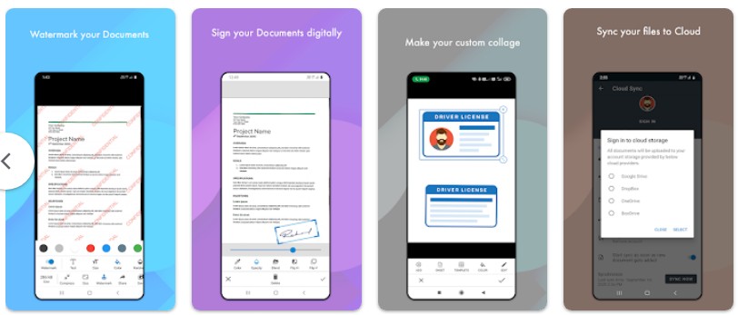 Document Scanner앱 기능