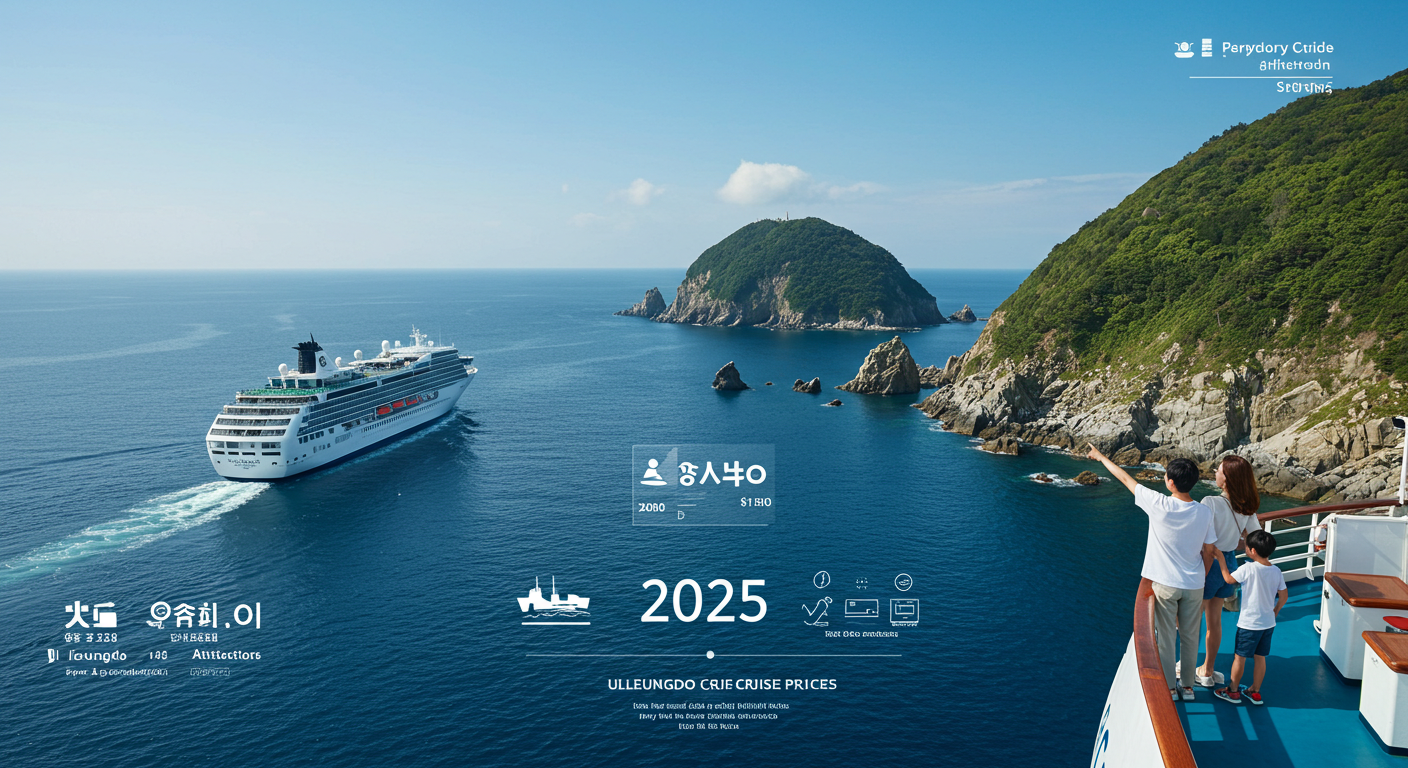 울릉도 크루즈 가격부터 독도 관광까지 2025년 완벽 가이드
