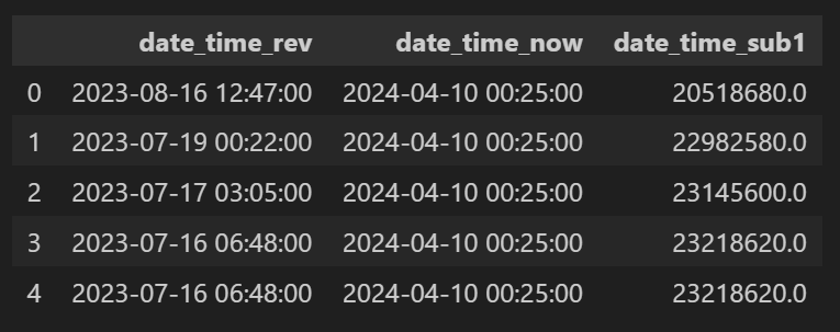 substract date_time_sub1