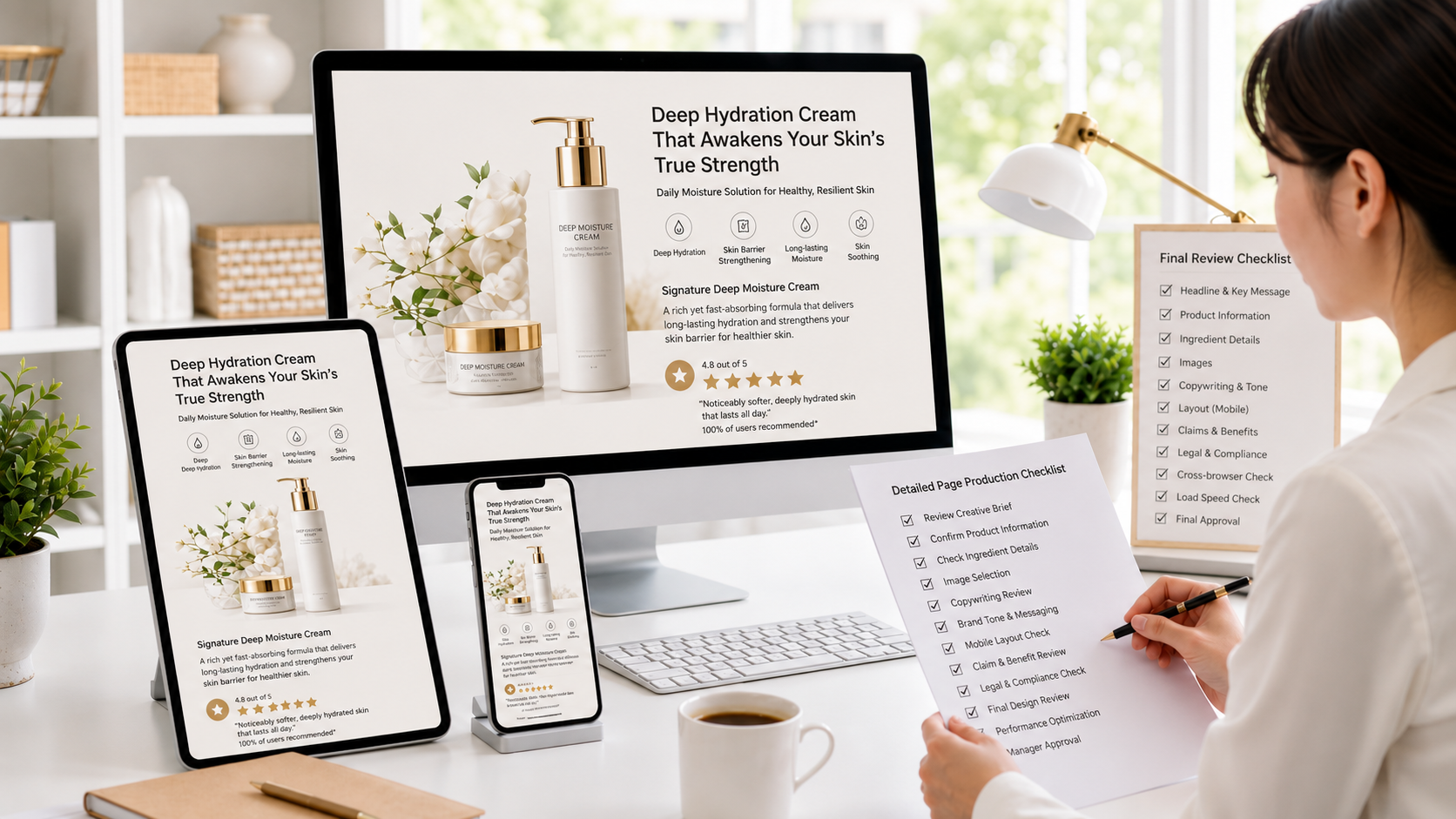 Final Review of the Detail Page After Editing and Platform Optimization