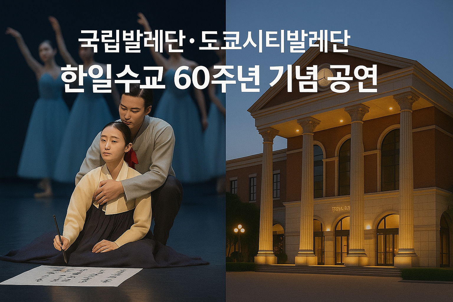 국립발레단 도표시티발레단 한일수교 60주년 기념 공연