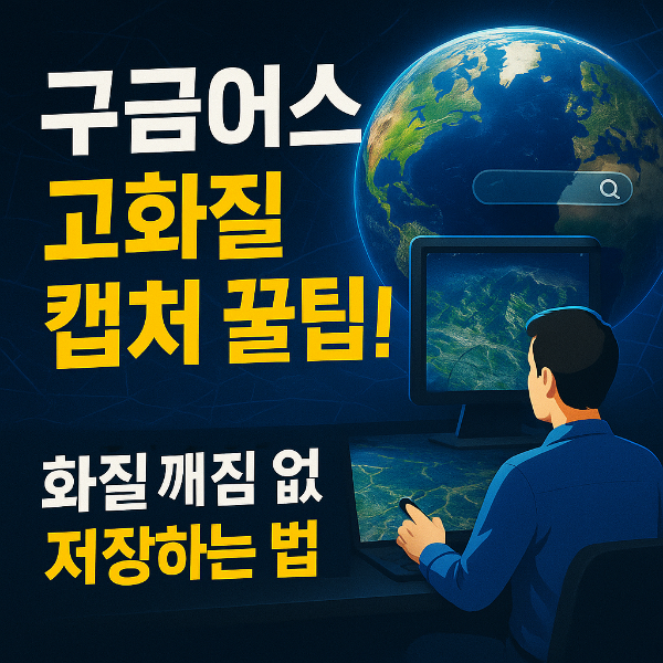 구글어스 고화질 캡쳐 썸네일 이미지입니다.