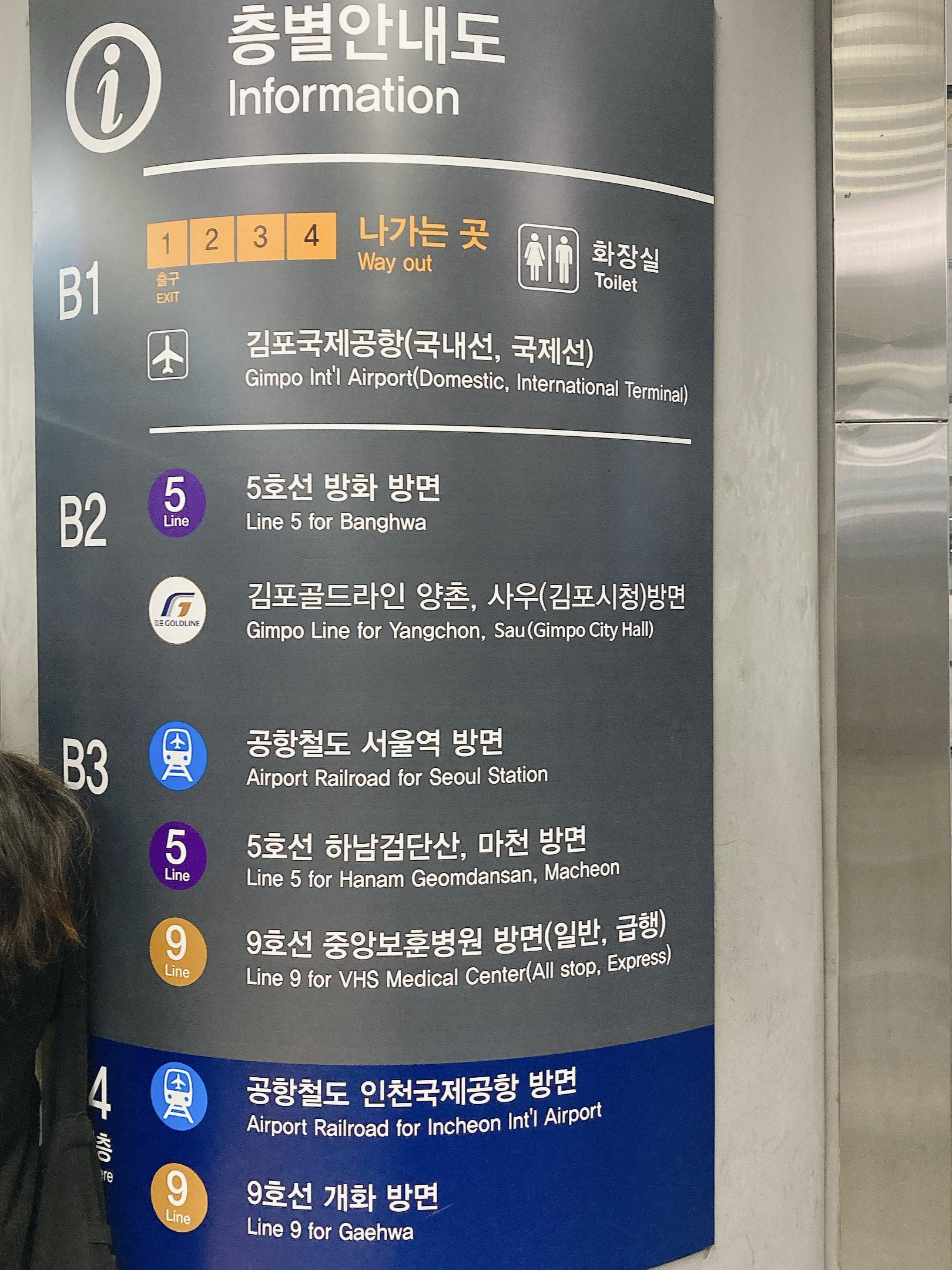 김포공항공항철도타는곳