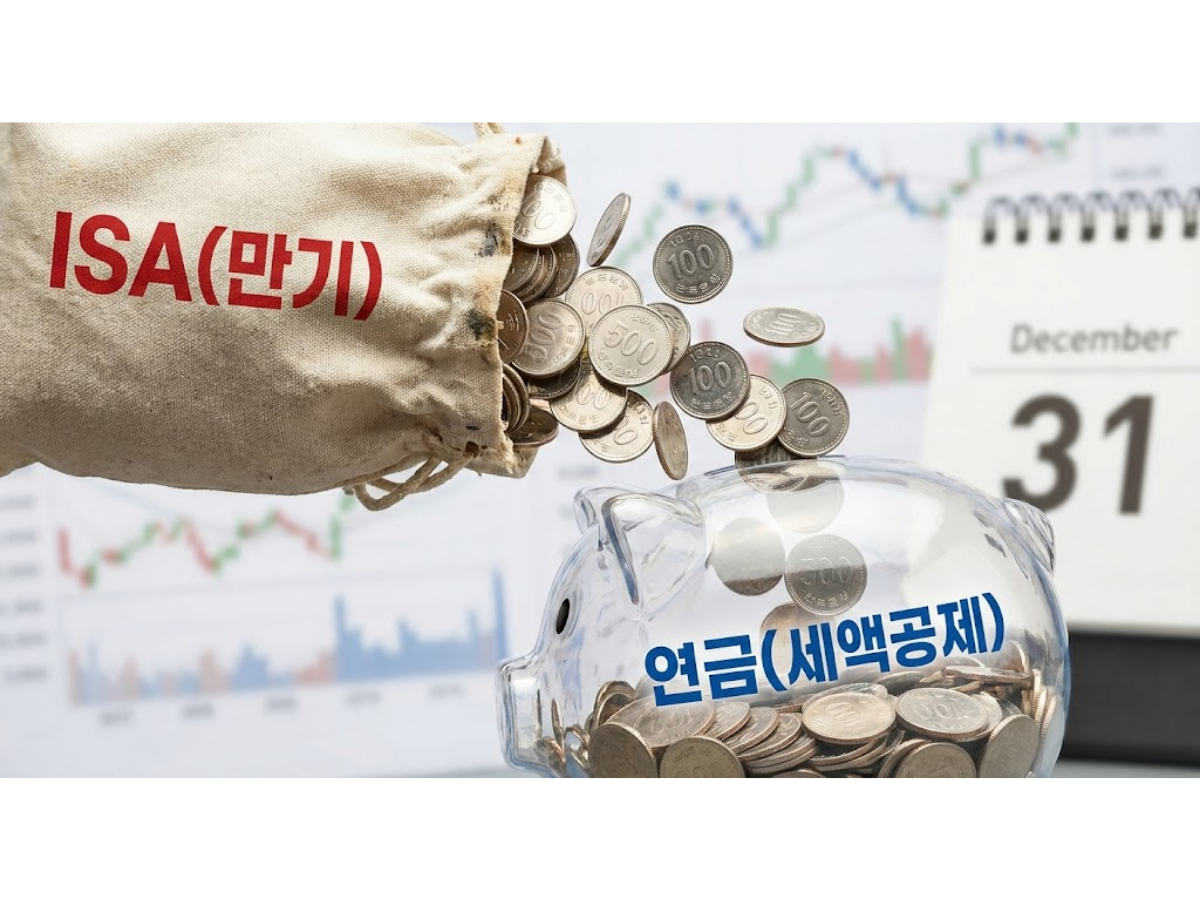 "ISA 만기 자금, 그냥 두면 손해?" 연금으로 옮기고 세액공제 300만원 더 받는 법