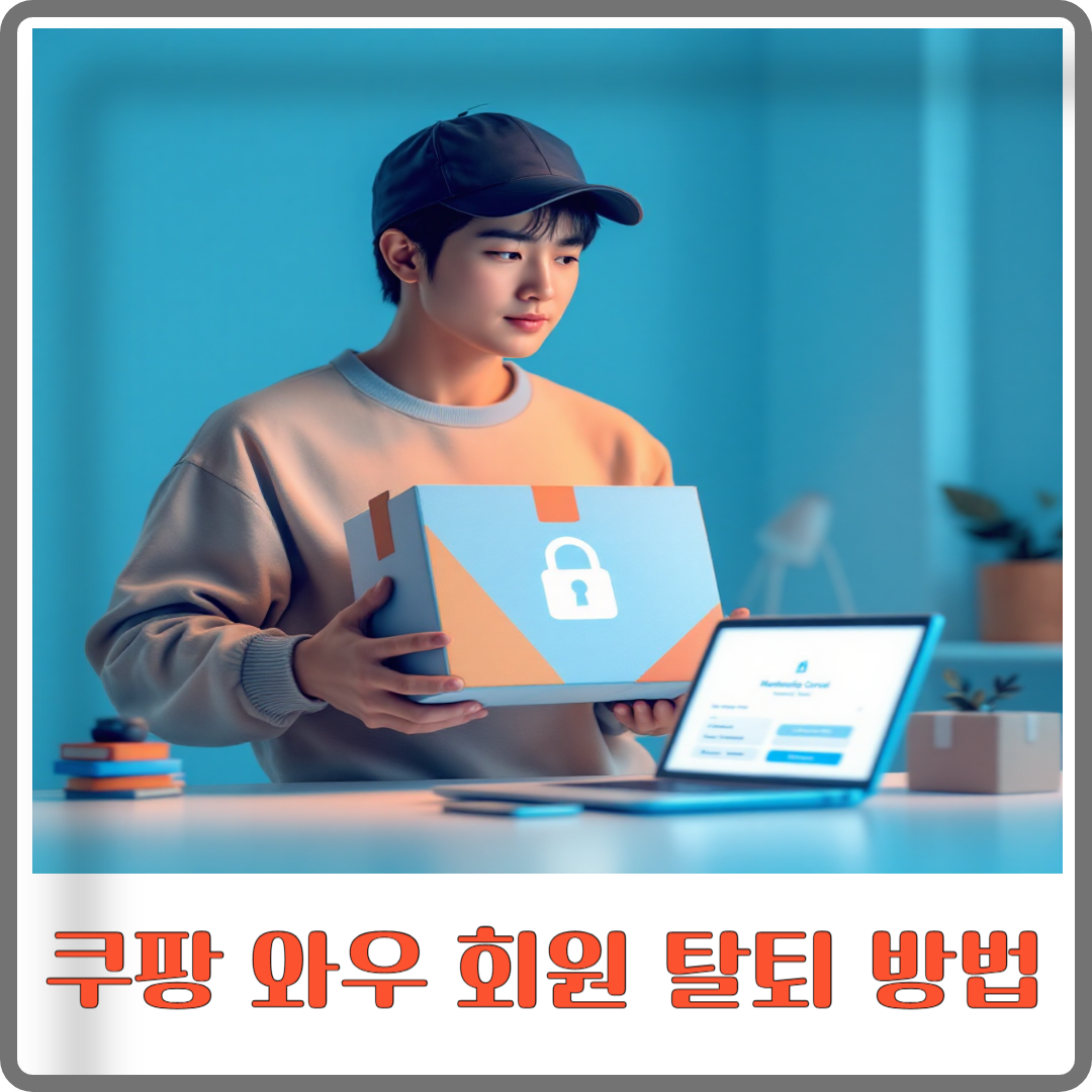 쿠팡 와우 회원 탈퇴 환불 방법 이미지