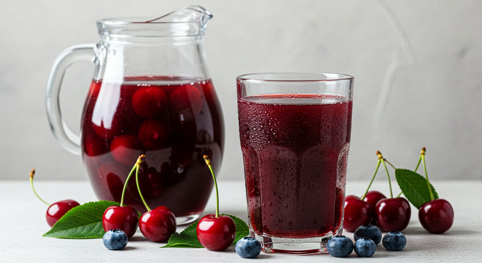 타트체리-주스먹기