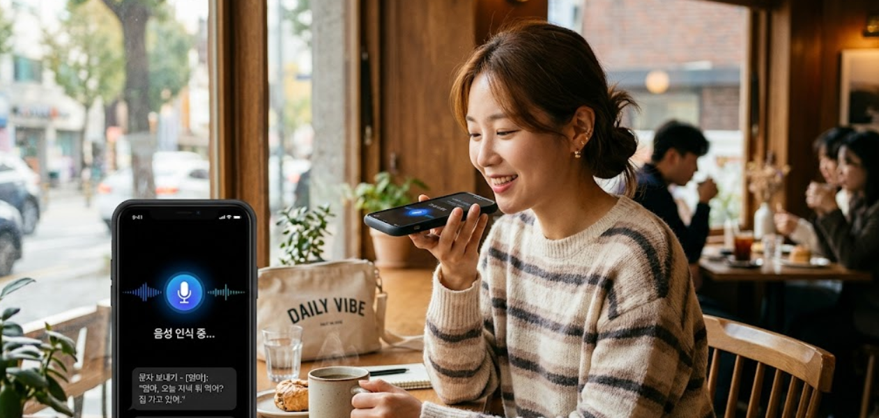 음성으로 문자 보내기와 검색하기, 스마트폰 타이핑이 불편할 때 쓰는 방법