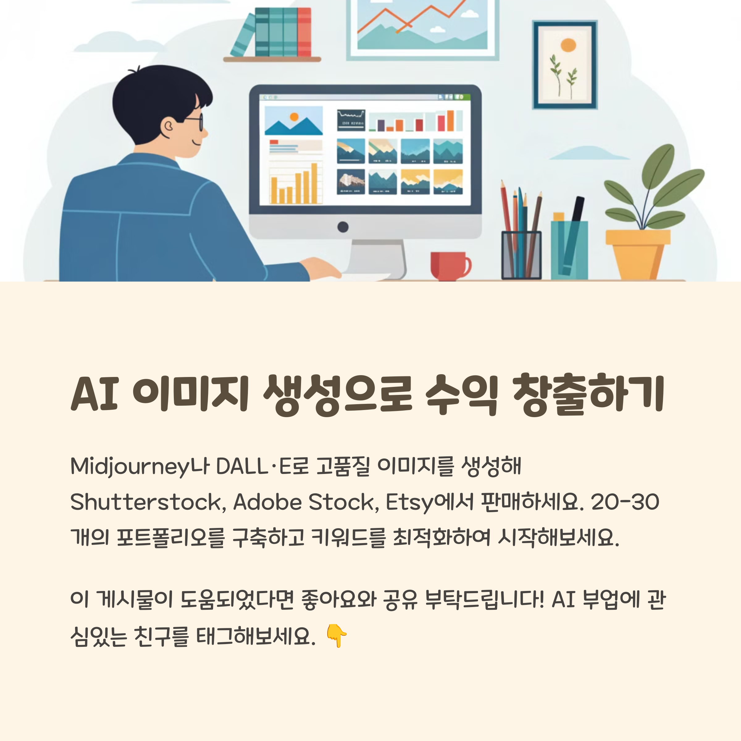 AI 이미지 생성 및 판매