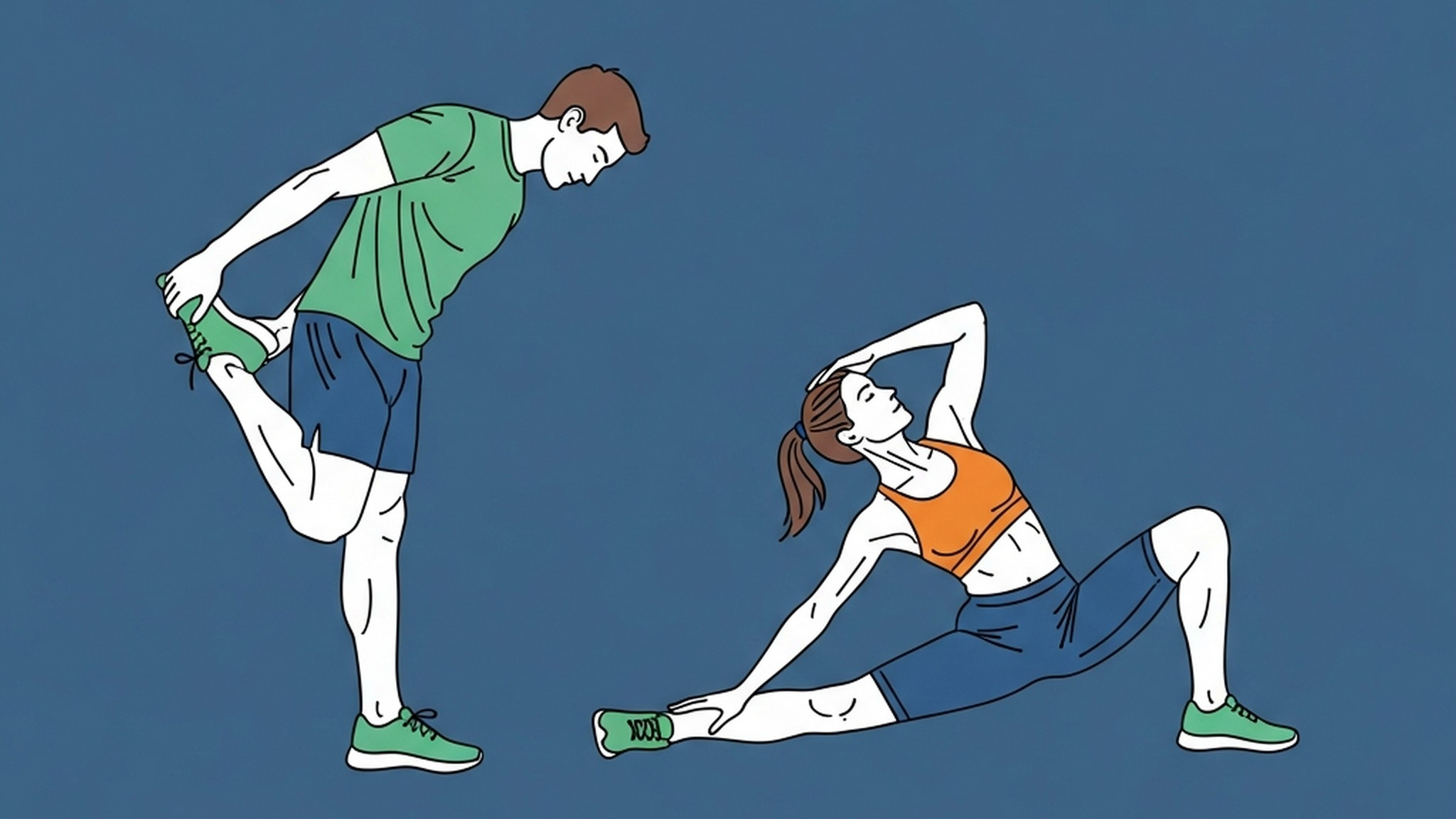 러닝 후 스트레칭