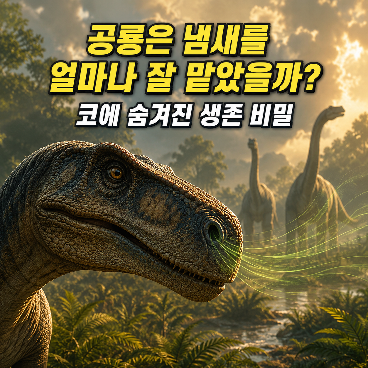 공룡은 냄새를 얼마나 잘 맡았을까